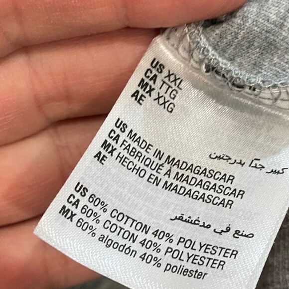 Club Room Gray Zip-Up Sweater XXL - Picture 4 of 7